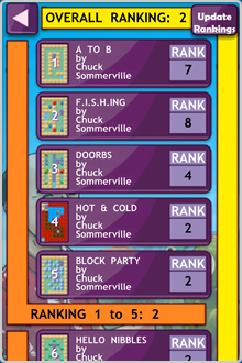 Chuck's Challenge Play Menu