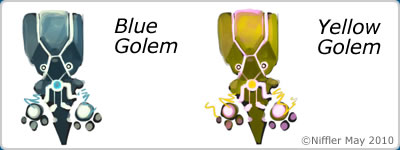 Chuck's Challenge - Blue & Yellow Golems