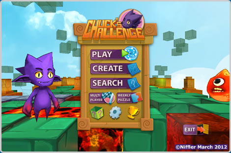 Chuck's Challenge 3D v0.1.0 - Main Menu